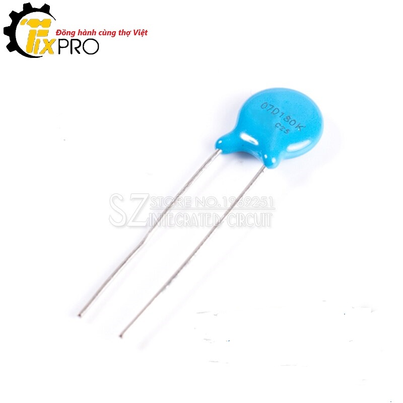 [10c] Tụ chống sét Varistor 7D181K 180V.