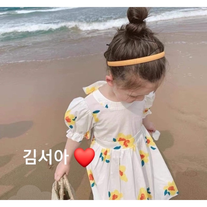 vải đũi xốp hoa cam to hot trend may váy áo mềm mát