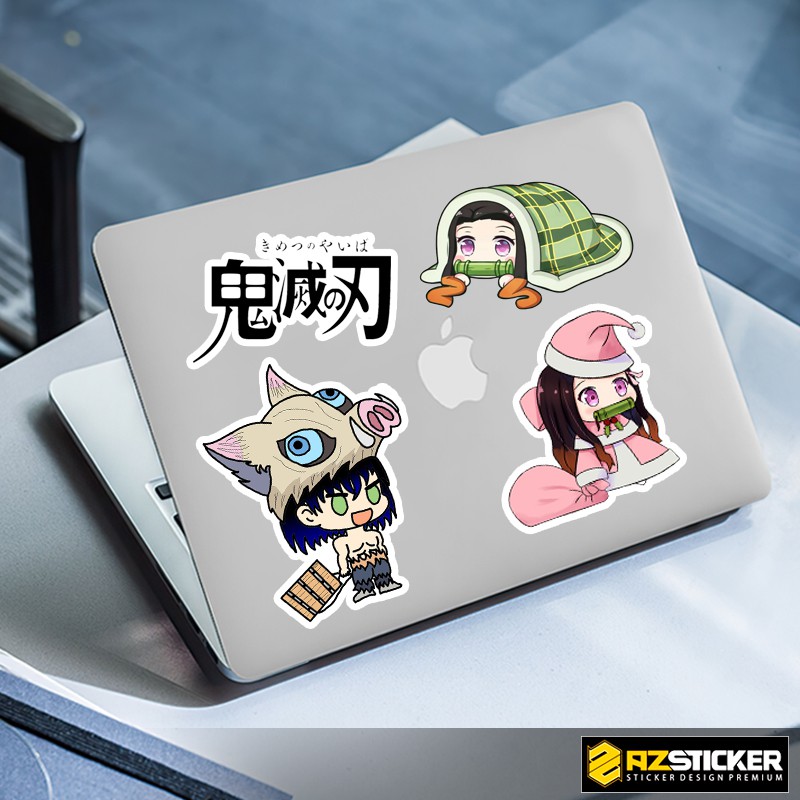 Set Miếng Dán Sticker Kimetsu no Yaiba Dán Nón Bảo Hiểm , Dán Xe Máy , Dán Laptop , Điện Thoại , Vali Chống Thấm Nước