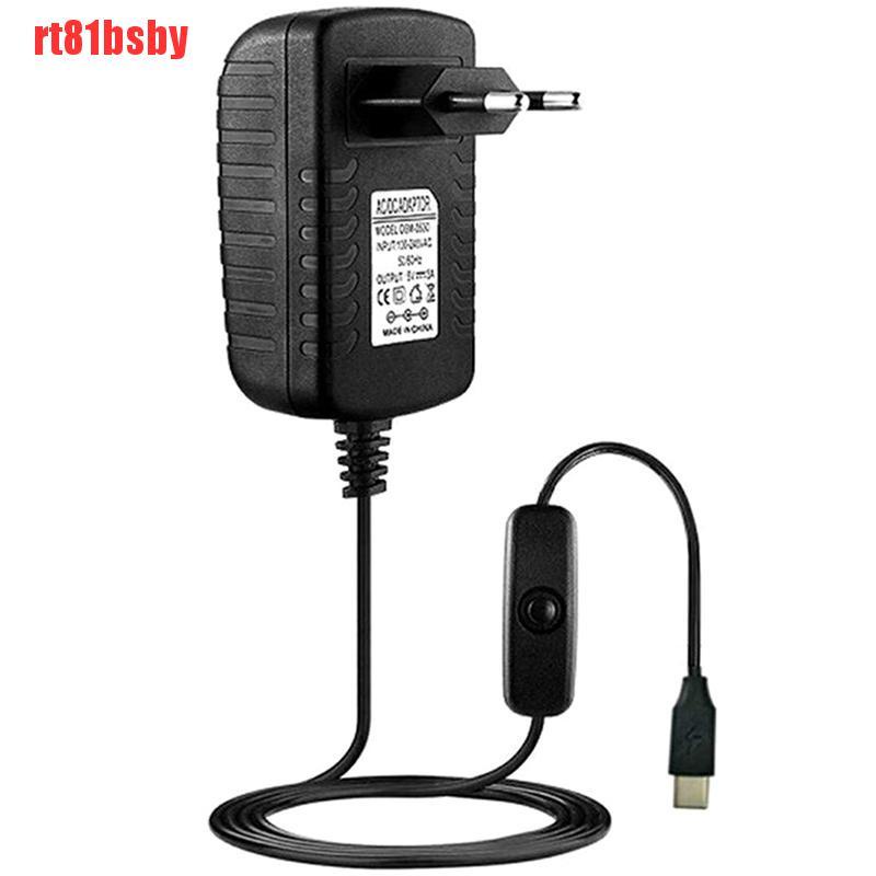 Bộ Sạc Nguồn Rt81Bsby Cho Raspberry Pi 4 Model B Usb Type-C 5v 3a