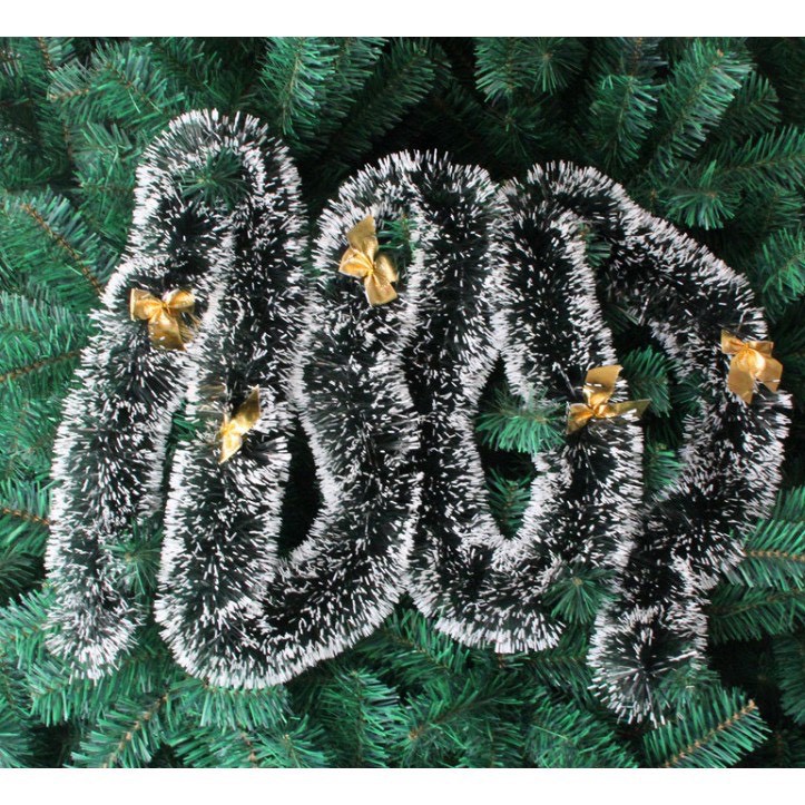 Set dây lá thông 2m dài phụ kiện trang trí noel mã B8
