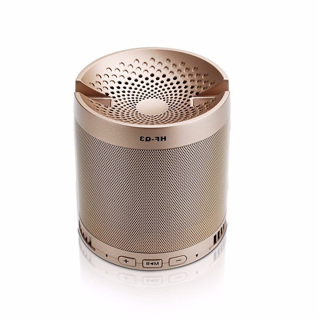 Loa nghe nhạc blutooth đa năng GrownTech HF Q3 bass trầm làm giá đỡ điện thoại