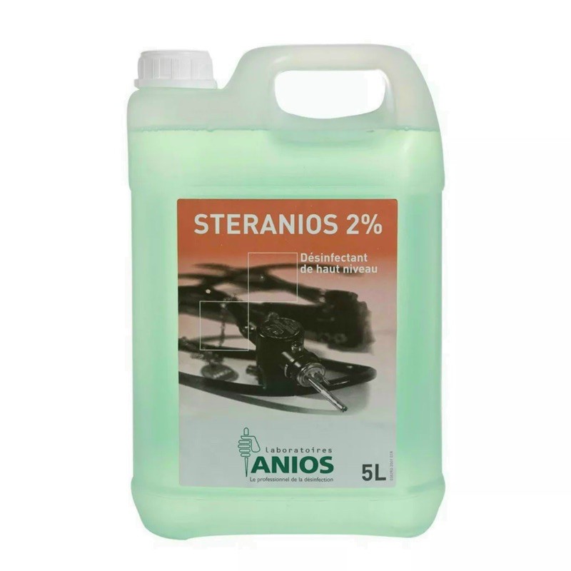 Dung dịch khử khuẩn mức độ cao dụng cụ nội soi và các dụng cụ  Steranios 2% (5 lít)
