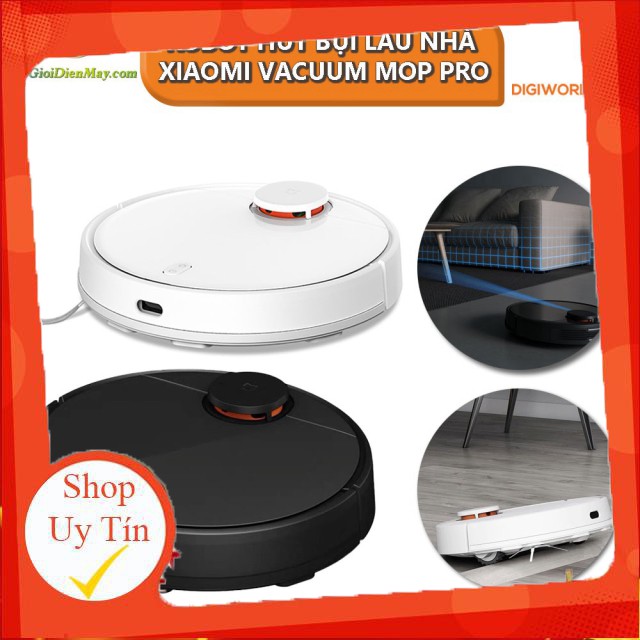 [SALEOFF] [Bản Quốc Tế] Robot Hút Bụi Lau Nhà Thông Minh Xiaomi Vacuum-Mop Pro - Bảo Hành 12 Tháng ..