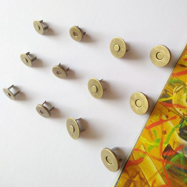 Nút hít nam châm cho túi ví da vải len sợi