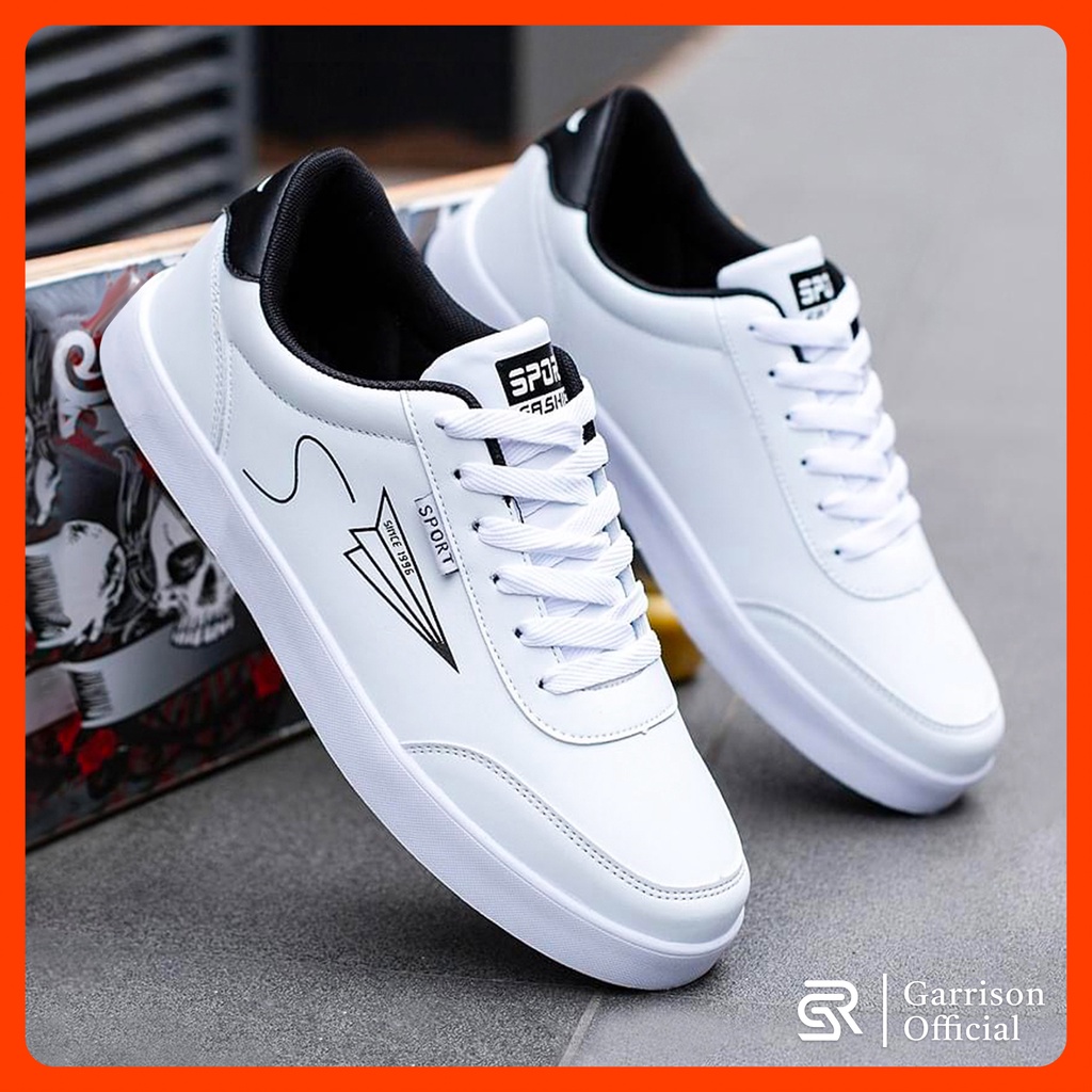 Giày Nam Sneaker Cao Cấp Paper Plane Da PU Bền Đẹp GARRISON OFFICIAL Trending 2022