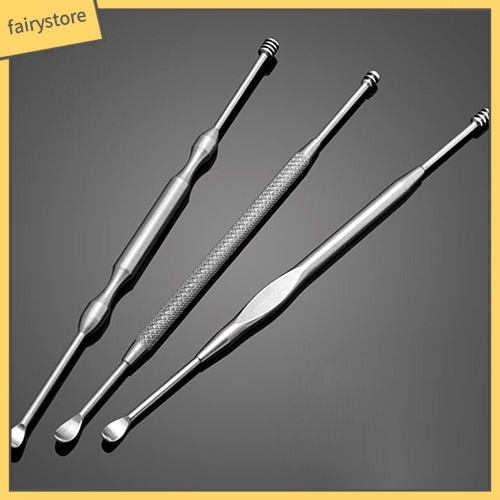 Dụng cụ vệ sinh tai bằng thép không gỉ hai đầu chuyên dụng tiện lợi