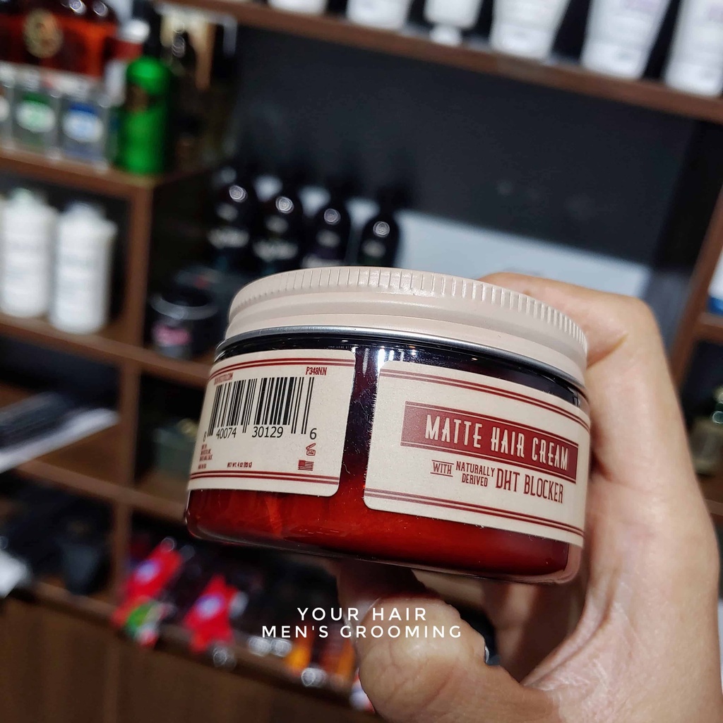 Sáp dưỡng cho tóc mỏng thưa Suavecito Matte Hair Cream with DHT Blocker - 113g