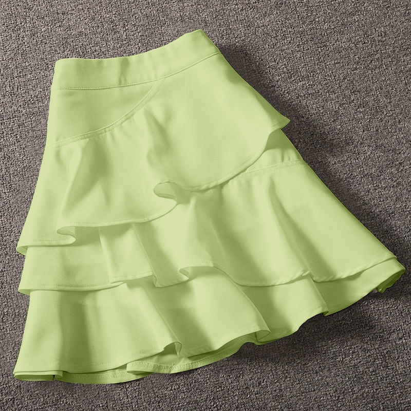 Chân Váy Tầng Dáng Chữ a Lưng Thun Co Giãn Phong Cách Hàn Quốc Thời Trang Cho Nữ