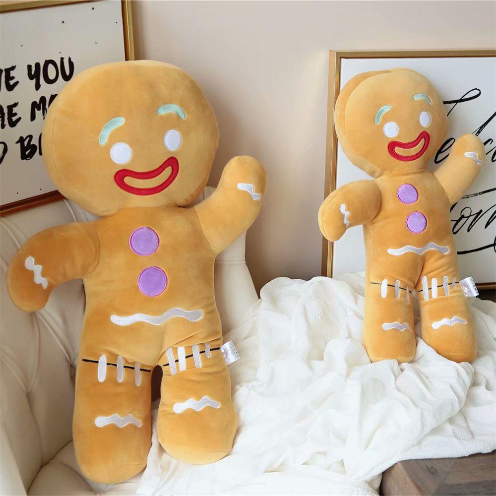 Búp Bê Nhồi Bông Hình Gingerbread Man Trang Trí Nhà Cửa