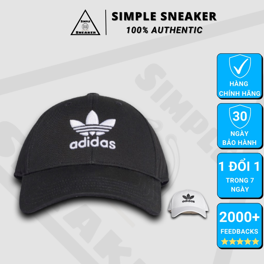 Nón Adidas Chính Hãng 💙FREESHIP💙 Adidas Classic Trefoil Baseball Cap - Mũ Adidas Auth [FJ2544 - EC3603] - Simple Sneaker