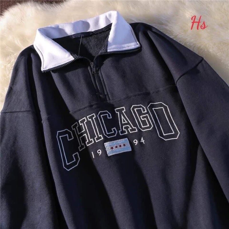 Áo Sweater khoá cổ CHICAGO 1994