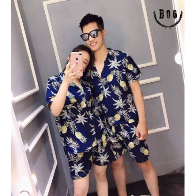 Pijama cổ sơmi 75kg