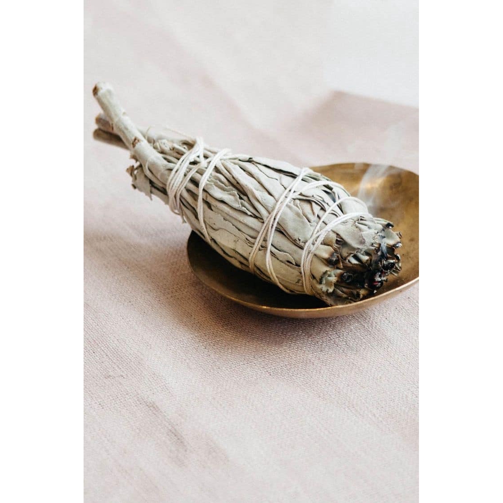 Bó Lá xô thơm (white sage) hay sage trắng xông nhà thư giãn tinh thần và khử trùng không gian sống