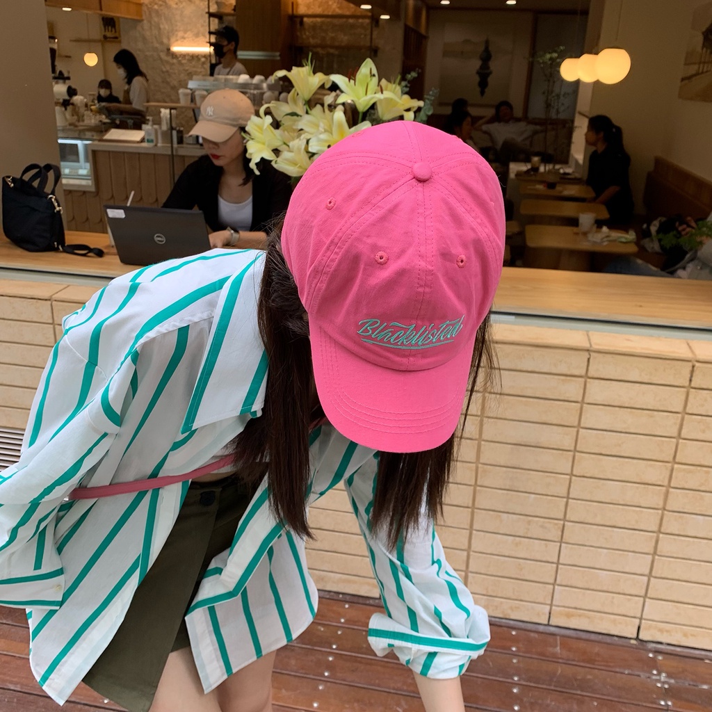 Mũ lưỡi trai MU GUA ZHI PIN (MG STUDIO) thêu chữ