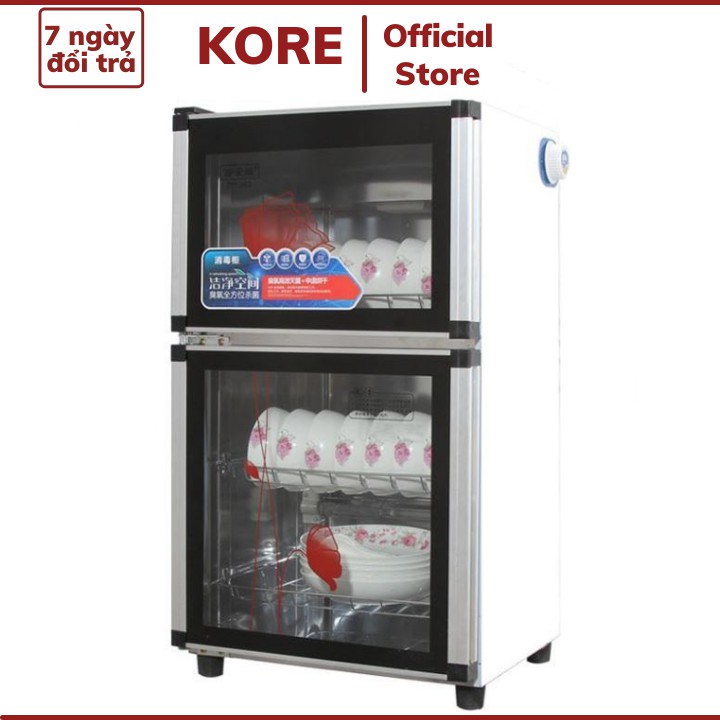 Tủ sấy bát đĩa gia đình Kore 98L tủ  khử trùng chén bát bằng ozon và tia hồng ngoại