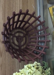 Combo 2 chậu, 5 chậu  giả gỗ trồng lan- 20cm