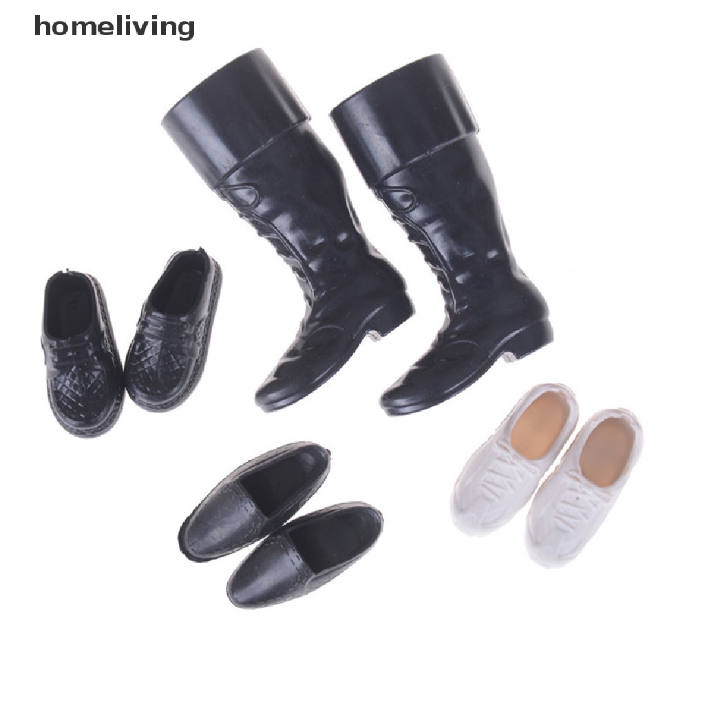 Bộ 4 Đôi Giày Thể Thao Cao Tới Gối Cho Búp Bê