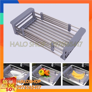 Kệ inox gác bồn rửa chén