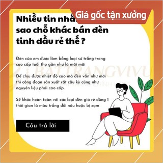 Giá Xưởng Đèn Xông tinh dầu size trung TẶNG Tinh dầu 3 tháng + 2 bóng đèn thay - chính hãng Bát Tràng