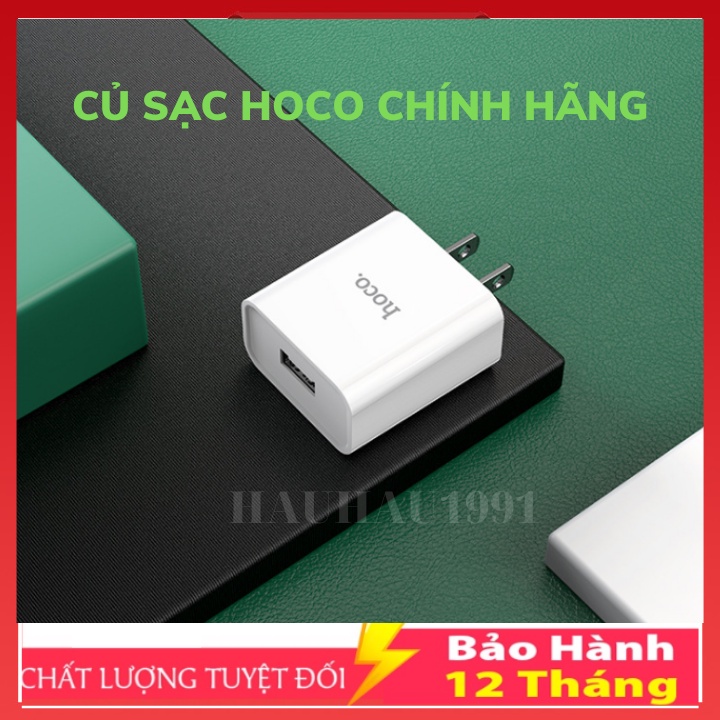 Củ sạc Hoco C81 cổng USB 2.1A,Có Thể Sạc Cho các thiết bị, Bảo Hành 12 Tháng