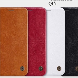 Bao da Nillkin Qin Chính hãng Iphone Xs Max
