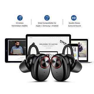 V5 Bluetooth 5.0 EDR Bluetooth Headset, 2PCS Wireless Earbud Mini True Bluetooth