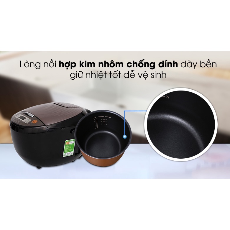 Nồi cơm điện tử Midea 1.8 lít MB-FS5018B