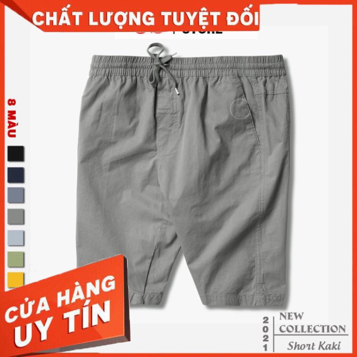 Quần Short Nam 5S (7 màu), Vải Kaki Cotton Premium Thấm Hút, Co Giãn Tốt, Lưng Chun Thoải Mái (QSK21051)