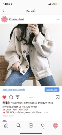 [ORDER] Áo len oversize