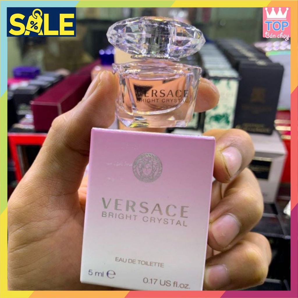 [Real] Nước hoa mini Versace Bright Crystal EDT 5ml