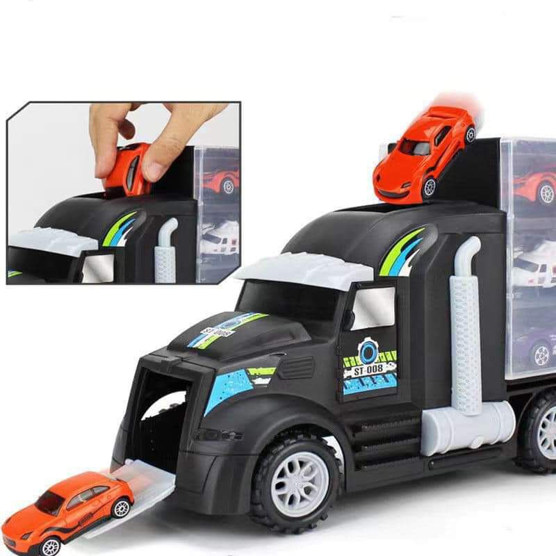ĐỒ CHƠI XE TẢI CỠ LỚN 50 CM  CHỞ 12 XE CON