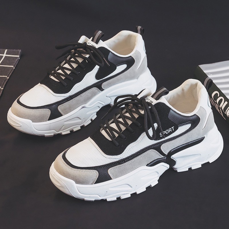 [Mã FAMAYMA2 giảm 10K đơn từ 50K] Giày Thể Thao Nam Giày Sneaker Tăng Chiều Cao Phối Da Lộn Cao Cấp Rẻ Đẹp Emely-GN-030 | BigBuy360 - bigbuy360.vn