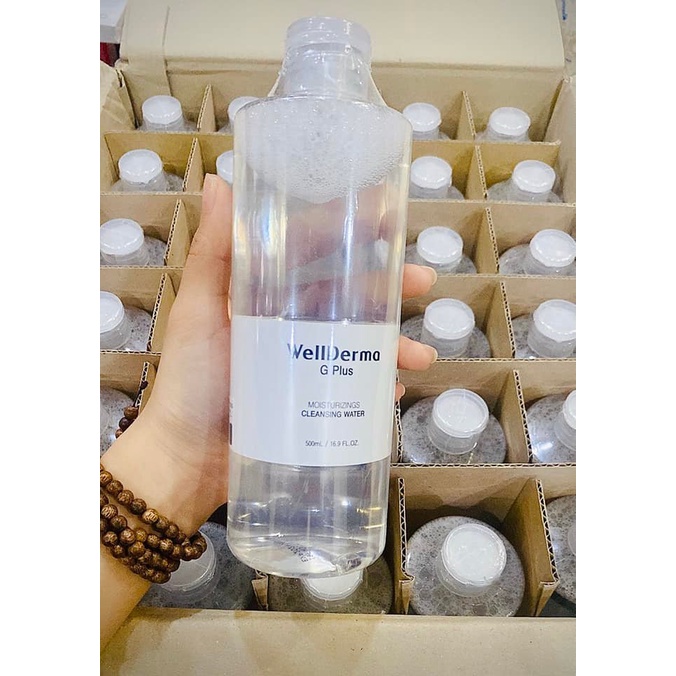 Nước Tẩy Trang Wellderma G Plus Moisturizing Cleansing Water - 500ml