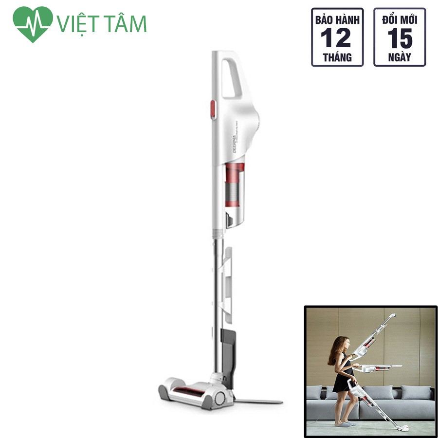 Máy Hút Bụi Cầm Tay Deerma DX600S 2021 Công Suất Lớn,Hút Siêu Mạnh (Bảo Hành 12 Tháng)