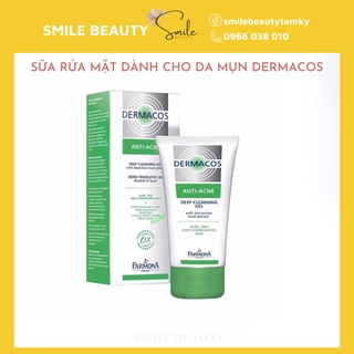 Gel Rửa Sạch Sâu, Ngừa Mụn Dermacos Anti-Acne Deep Cleansing Gel 150Ml