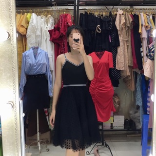 Đầm hai dây