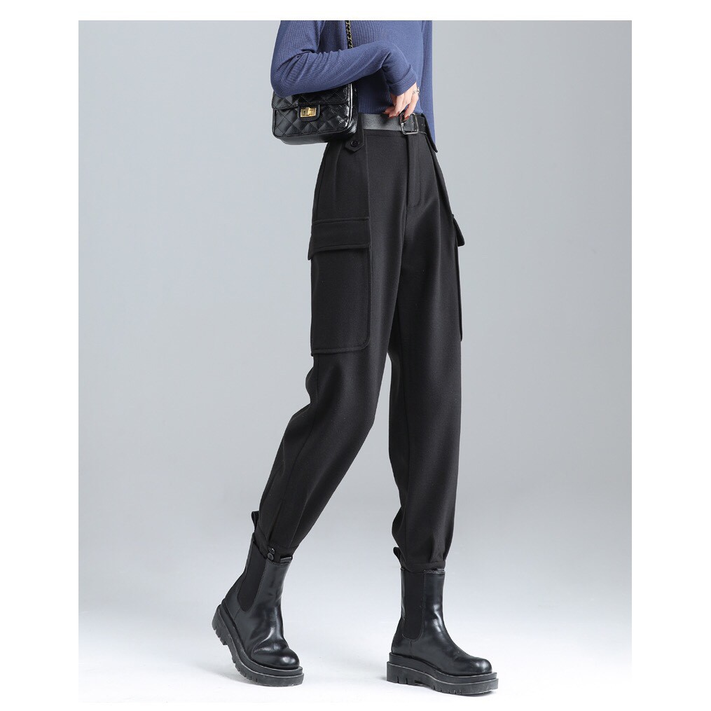 [Mã WASTMAY giảm 15% tối đa 30K đơn 150K] Quần Tây Jogger TÚI HỘP Màu Đen Basic BC154 | BigBuy360 - bigbuy360.vn