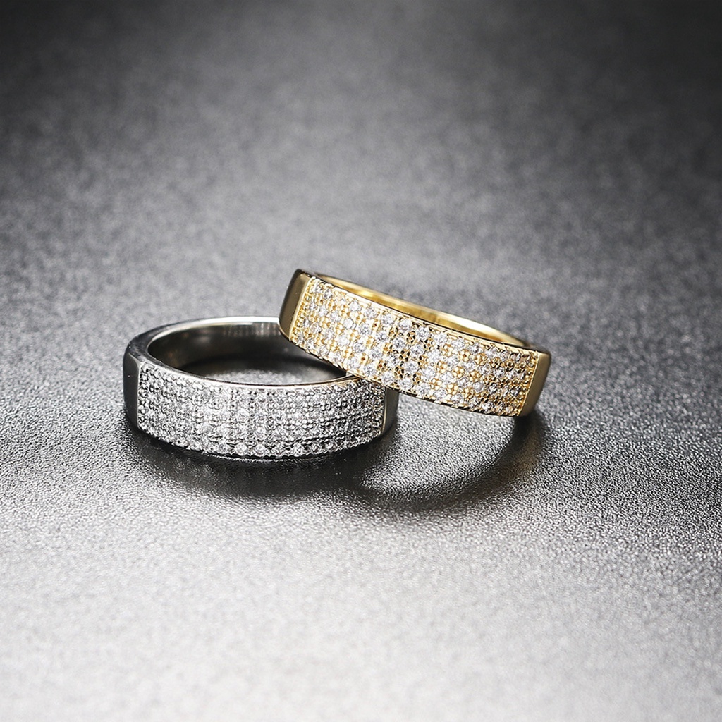 Nhẫn Đồng Bề Mặt Trơn Mượt Không Phai Màu Cho Nữ