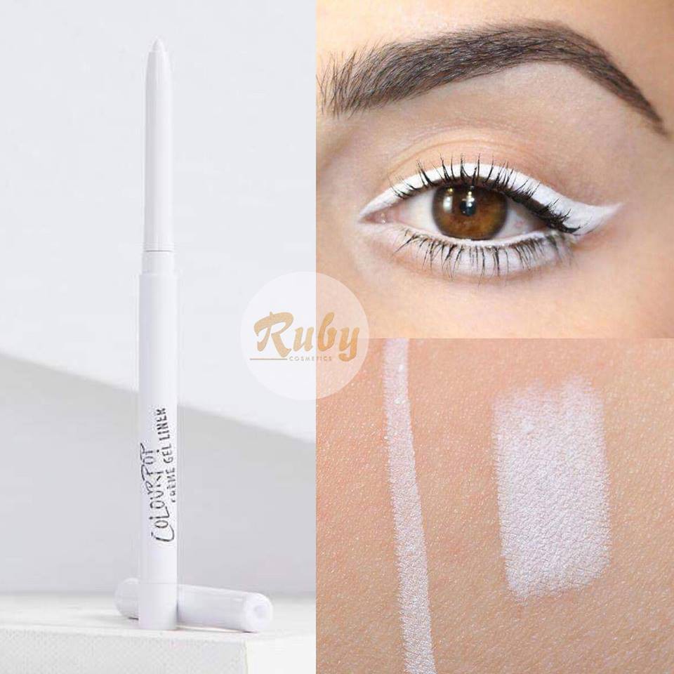 Chì Kẻ Mắt Colourpop Creme Gel Liner - Exit Liner (Màu Trắng)