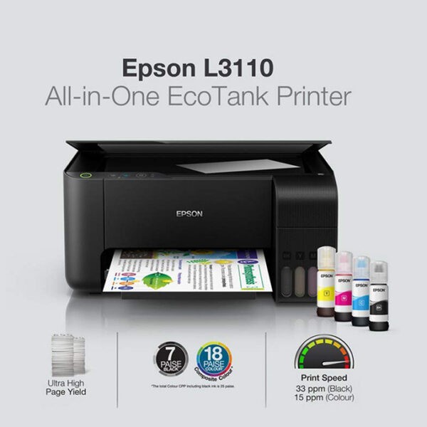 Máy in màu đa năng Epson L3110 (khổ A4)