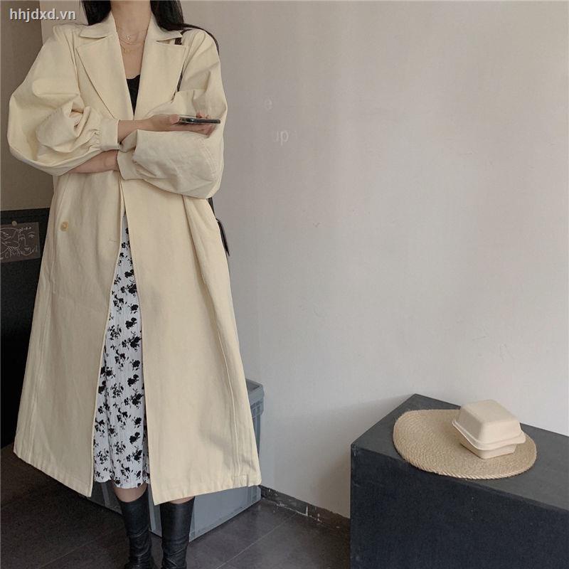 Áo khoác gió tay dài màu sắc thời trang thu đông dành cho nữ | BigBuy360 - bigbuy360.vn