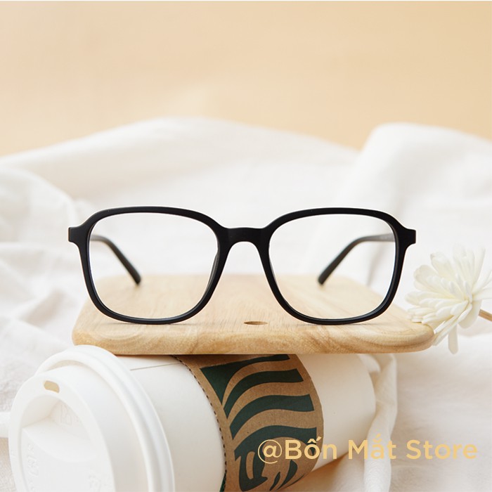 Gọng Kính Cận Nhựa Dẻo Tr90 Nam Nữ Form Vuông Lớn B057 | BigBuy360 - bigbuy360.vn