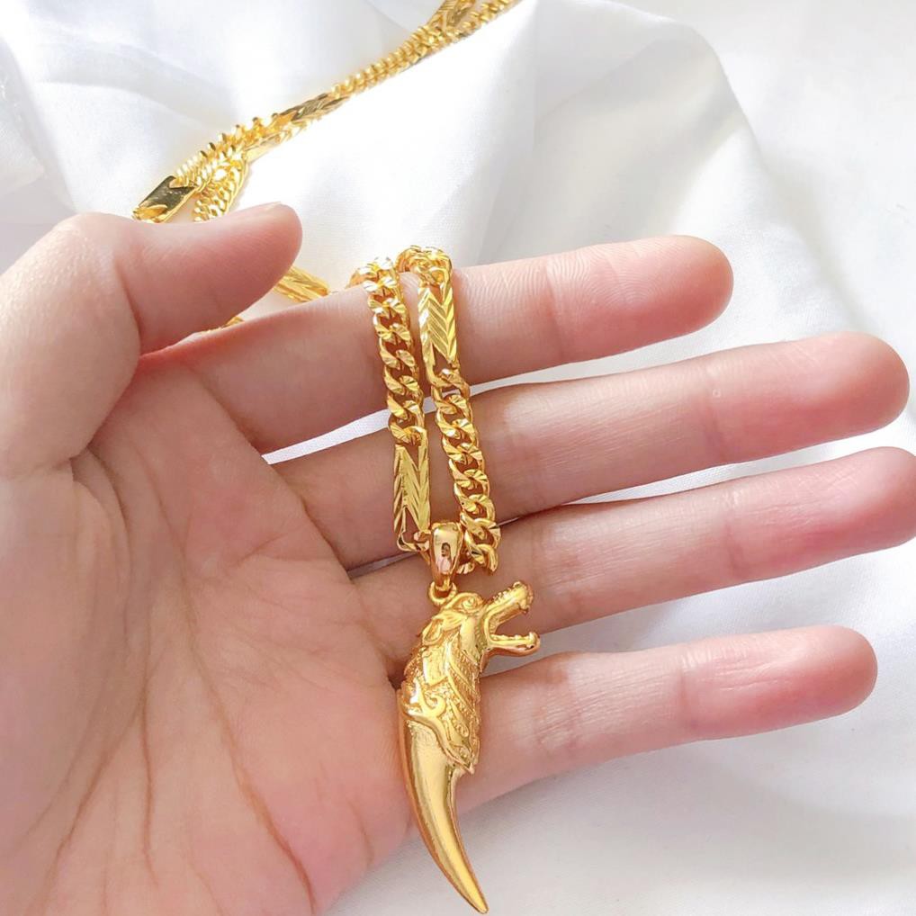 Dây chuyền N nam mạ vàng 18k cao cấp - KHÔNG đen, KHÔNG dị ứng, KHÔNG ra màu, nhìn như thật 100%