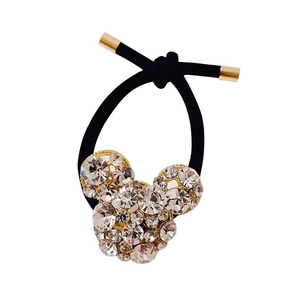 Toàn Bộ Dây Buộc Tóc Đính Đá Lấp Lánh Sang Trọng Cho Nữ