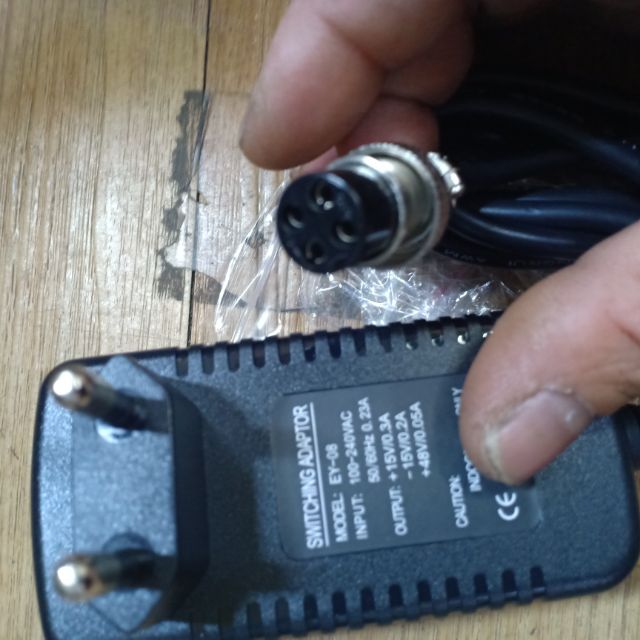 Adapter -+ 15v 48v 4 lỗ mix xo
