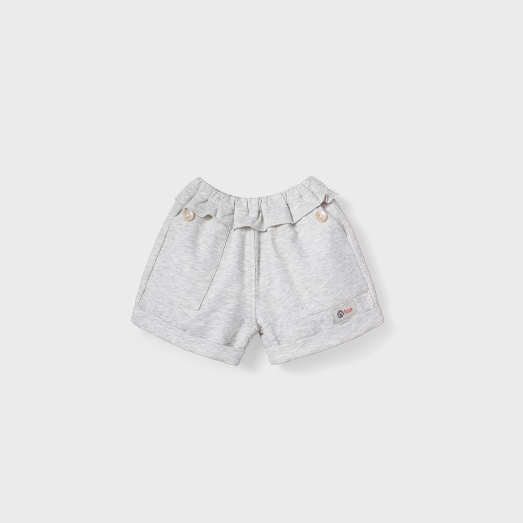 Quần short thun BAA BABY bèo nhún cho bé gái từ 1-7 tuổi - GT-QU23N