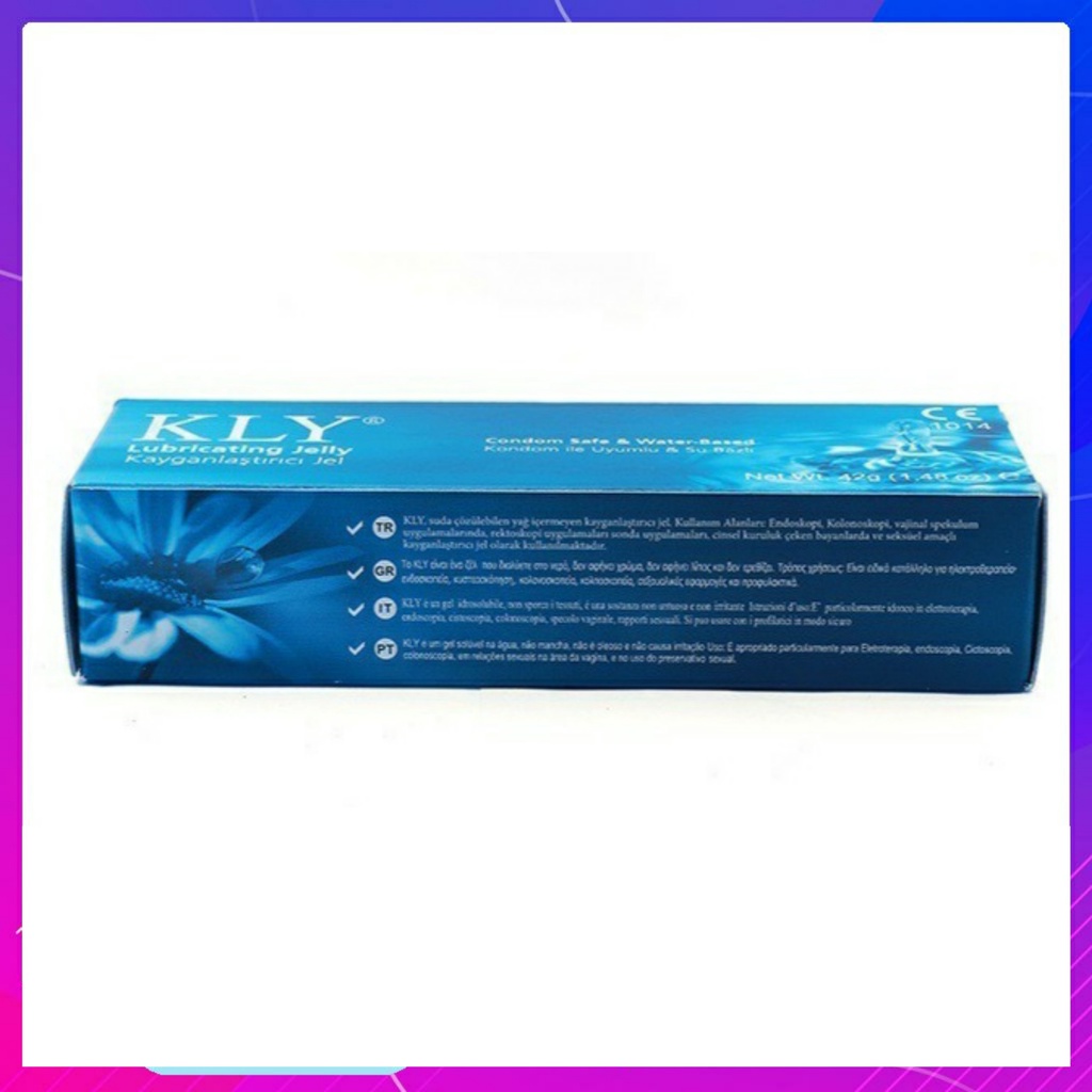 Gel bôi trơn gốc nước KLY, siêu an toàn, hiệu quả, nhập khẩu từ Thổ Nhĩ Kỳ - tuýt 42 & 82 gram
