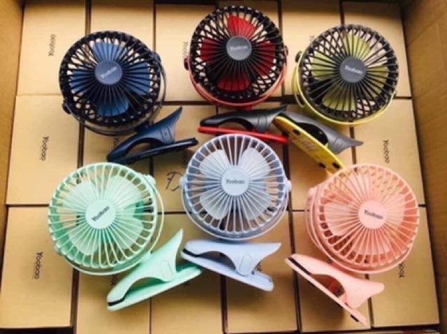 Quạt tích điện có giá kẹp tiện lợi | BigBuy360 - bigbuy360.vn