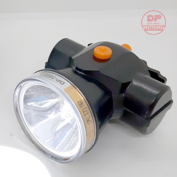 ĐÈN PIN ĐỘI ĐẦU LED SIÊU SÁNG DP7229  - CHỐNG NƯỚC - PIN SẠC DUNG LƯỢNG CAO